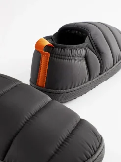 Zwart - Gewatteerde pantoffels