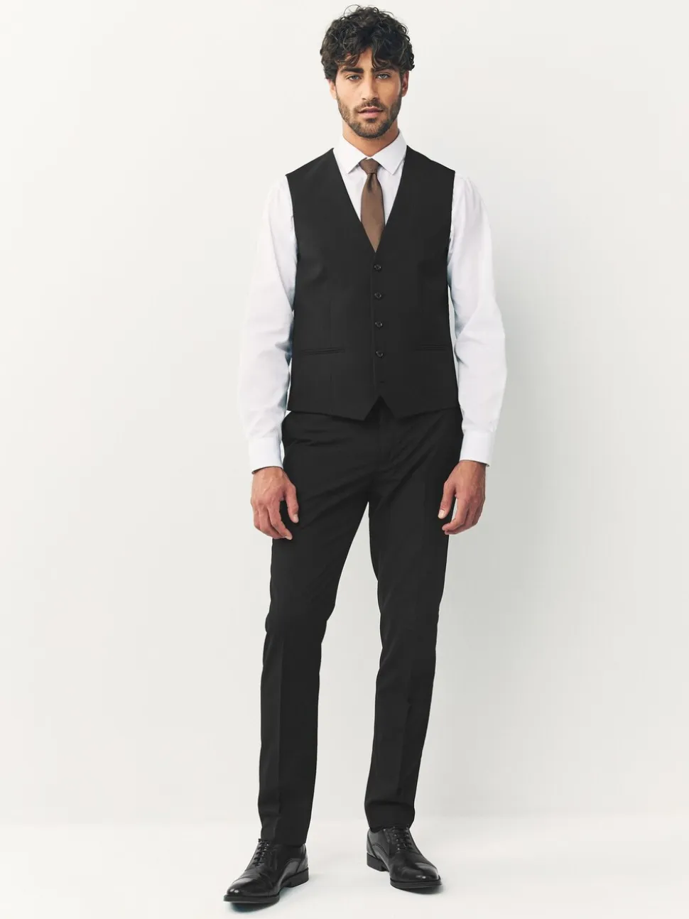 Zwart - Gilet met regular fit
