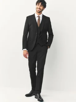 Zwart - Gilet met regular fit