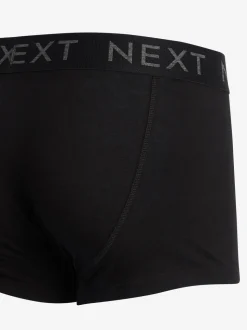 Zwart - Hipster boxers van katoenrijke mix