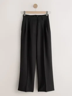 Zwart - Hourglass Wide Leg Tailored Trousers