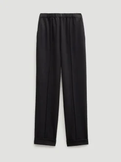 Zwart - Hush slim-fit pak broeken met elastische taille
