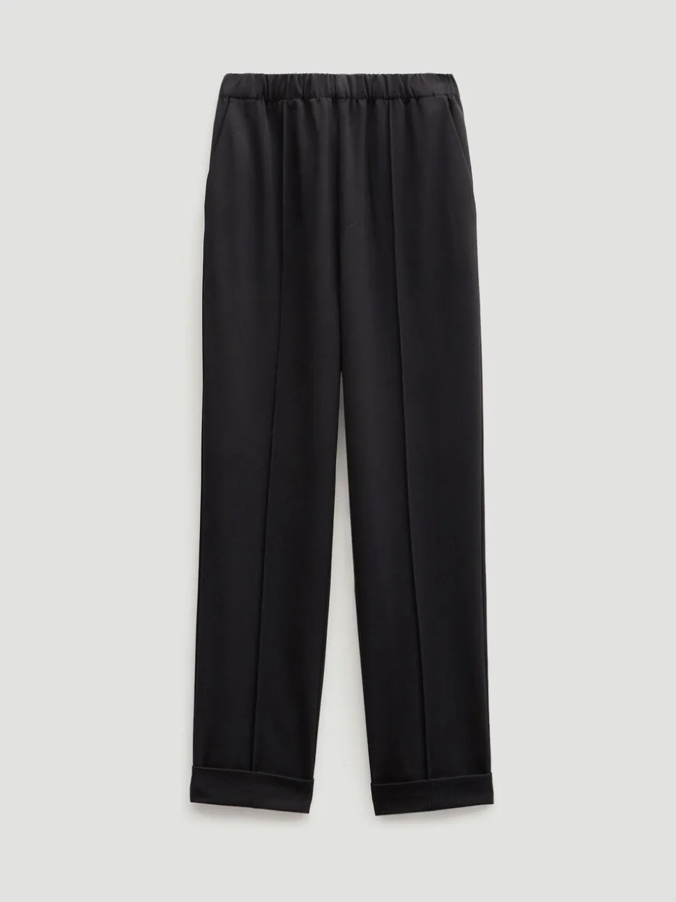 Zwart - Hush slim-fit pak broeken met elastische taille