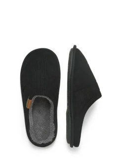 Zwart - JACK & JONES Corduroy Mule Slippers