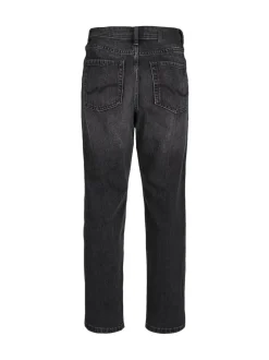 Zwart - JACK & JONES Junior Chris Relaxed Fit Black Jeans