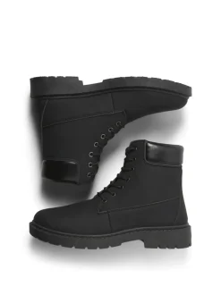 Zwart - JACK & JONES Lace Up Ankle Boots