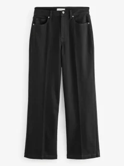 Zwart - Jeans met wijde pijpen