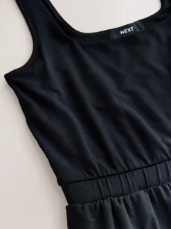 Zwart - Jersey jumpsuit