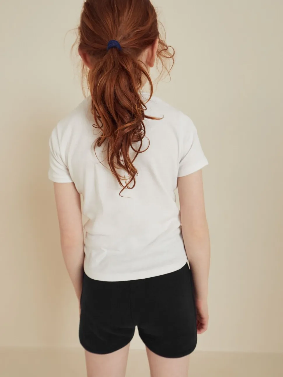 Zwart - Jersey short (3-16 jr)