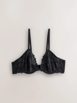 Zwart - Kanten ultieme comfortabele beha