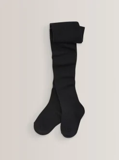 Zwart - Katoenrijke schoolmaillots