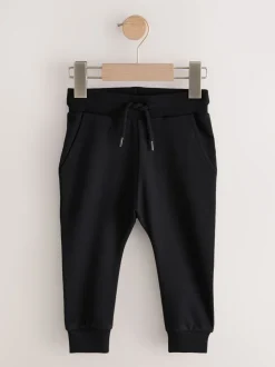 Zwart - Klassieke jersey joggingbroek (3mnd -7jr)