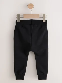 Zwart - Klassieke jersey joggingbroek (3mnd -7jr)
