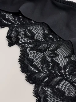 Zwart - Lace Back NVPL Knickers 7 Pack
