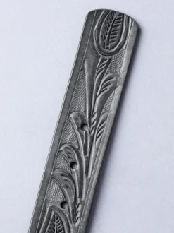 Zwart - Lakeland Leather - Leren riem met reliëf