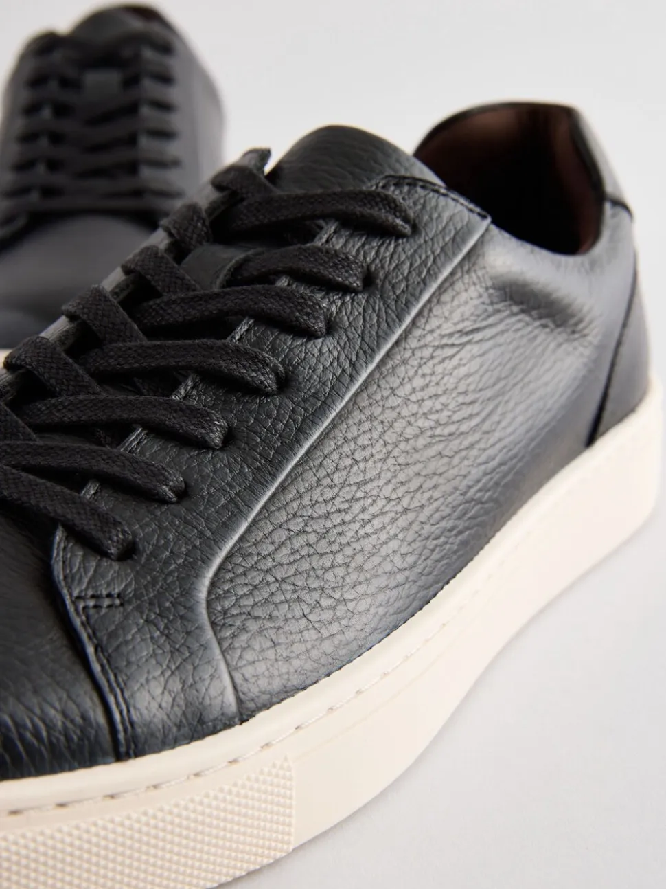 Zwart - Leren sneakers