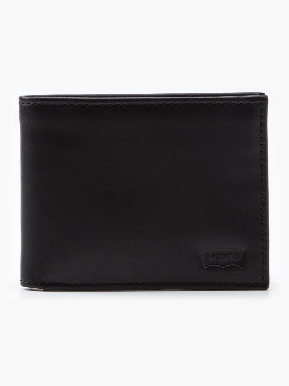 Zwart - Levi's® leren portemonnee