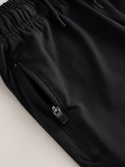 Zwart - Lichtgewicht sportshorts (3-16jr)
