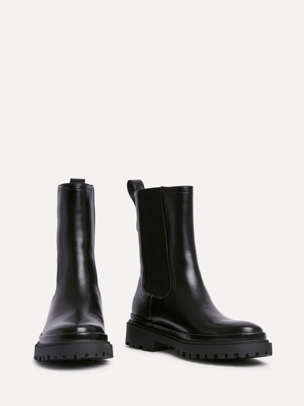 Zwart - Linzi Command Chunky Sole Chelsea Boots