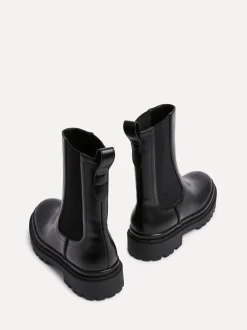 Zwart - Linzi Command Chunky Sole Chelsea Boots