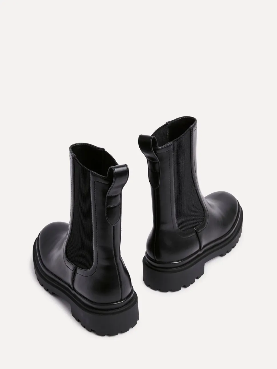 Zwart - Linzi Command Chunky Sole Chelsea Boots