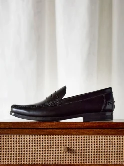 Zwart - Linzi Tomasso Penny Loafers