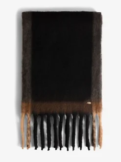 Zwart - Lipsy Cosy geborstelde sjaal