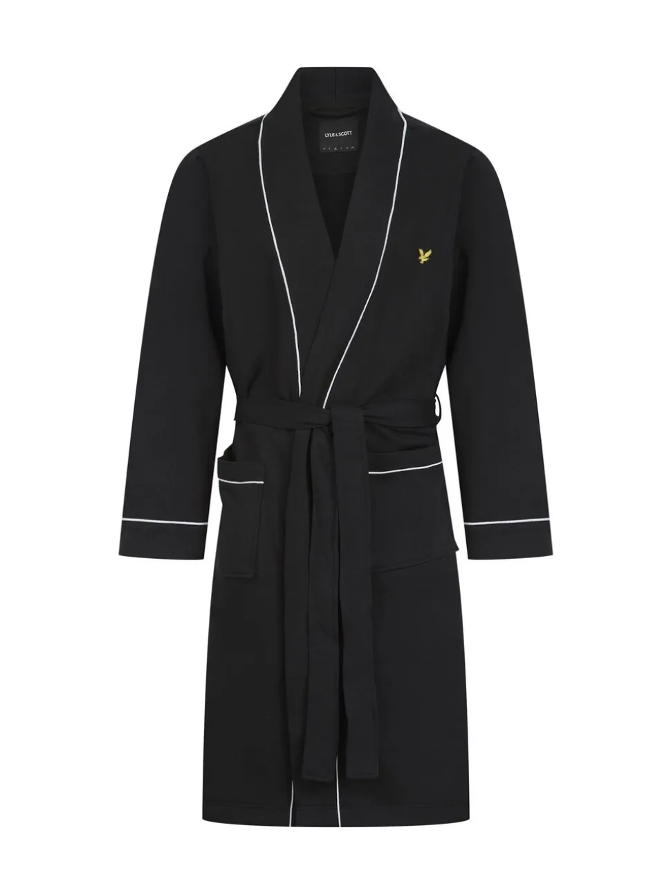 Zwart - Lyle & Scott Kobe Kimono Robe