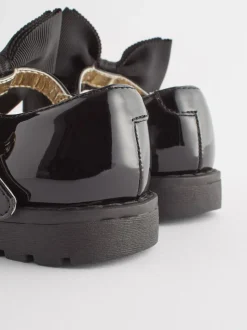 Zwart - Mary Jane-schoenen met dikke zool en strik