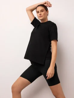 Zwart - Maternity Sports Shorts