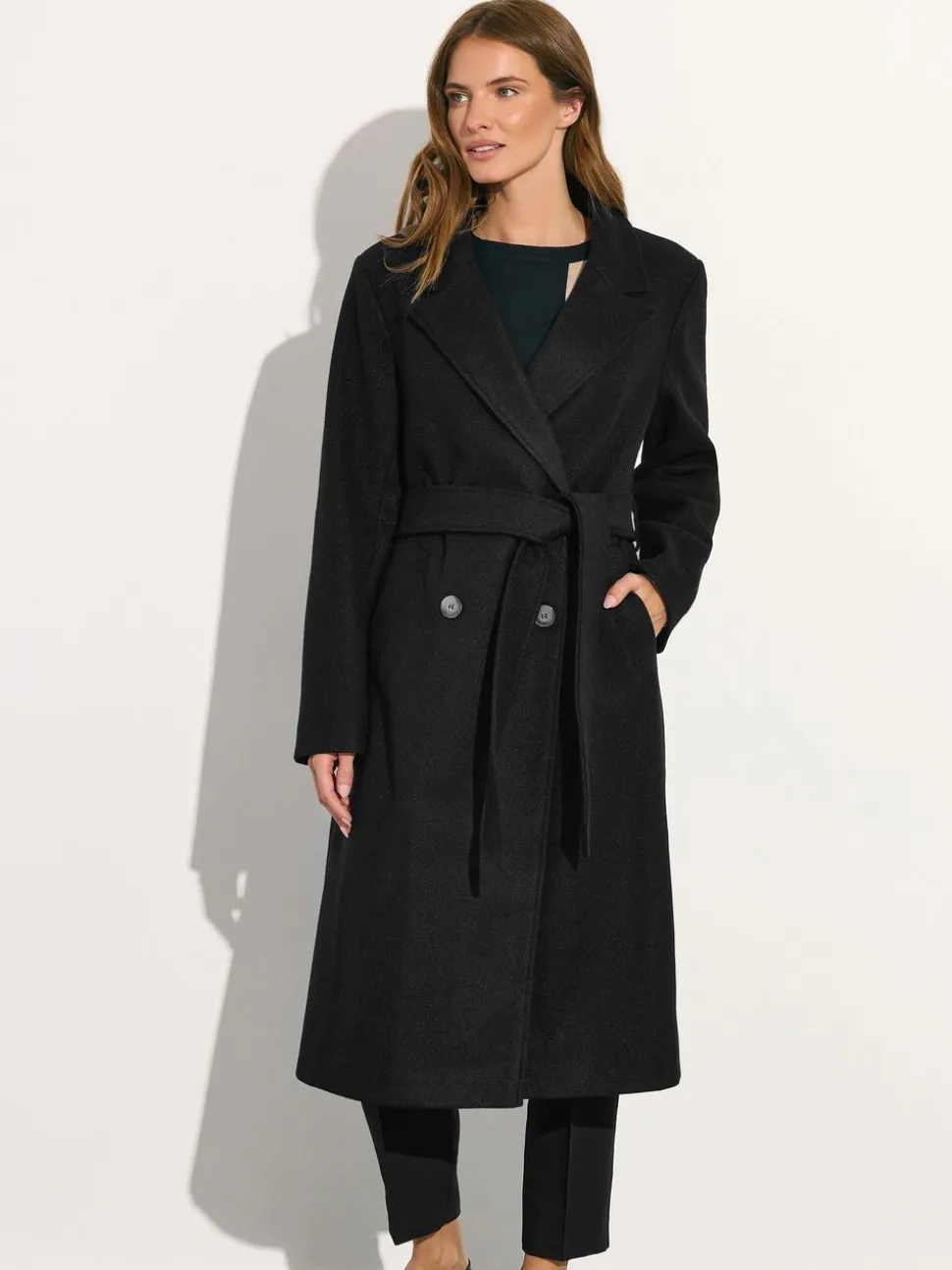 Zwart - M&Co Wrap Coat