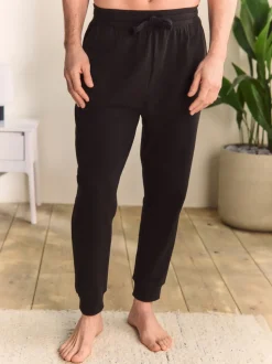 Zwart - Met boorden - Loopback Soft Touch Cuffed Joggers