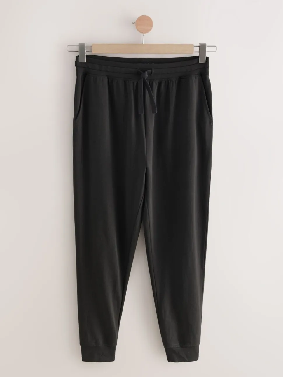 Zwart - Met boorden - Loopback Soft Touch Cuffed Joggers