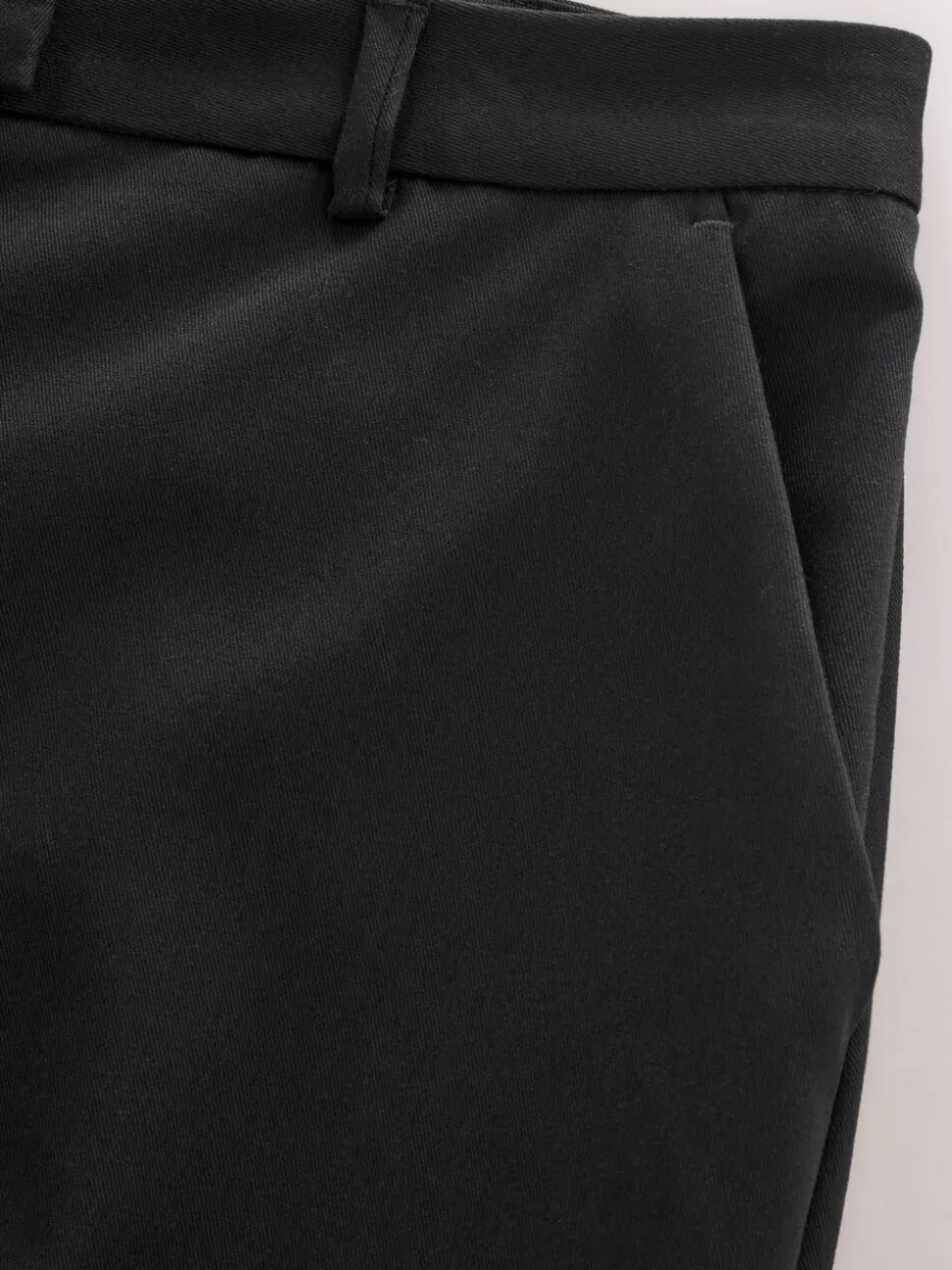Zwart - Modieuze Hourglass broek met bootcut
