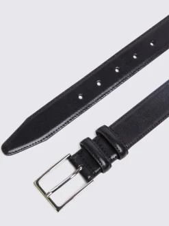 Zwart - MOSS Classic Leather Belt