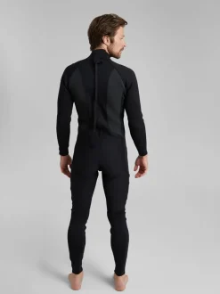 Zwart - Mountain Warehouse lang neopreen wetsuit voor heren
