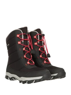 Zwart - Mountain Warehouse Ohio Jeugd adaptieve sneeuwlaarzen