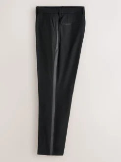Zwart - Muscle Fit Motionflex Stretch Tuxedo Suit Trousers