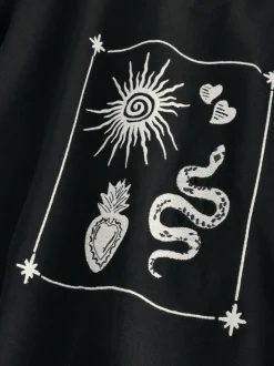 Zwart - Never Fully Dressed Embroidered Sweatshirt