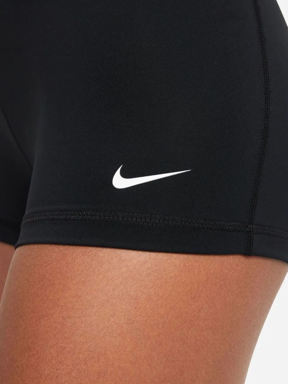 Zwart - Nike - Pro short van 3 inch