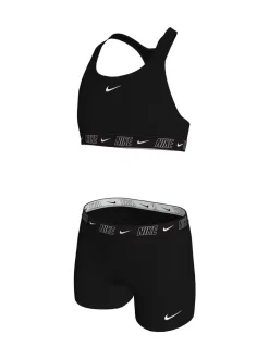Zwart - Nike Bikini racerback short met logobies