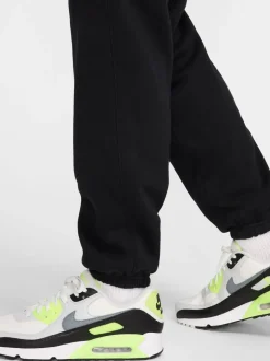 Zwart - Nike Club cargojoggingbroek van fleece