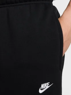 Zwart - Nike Club cargojoggingbroek van fleece