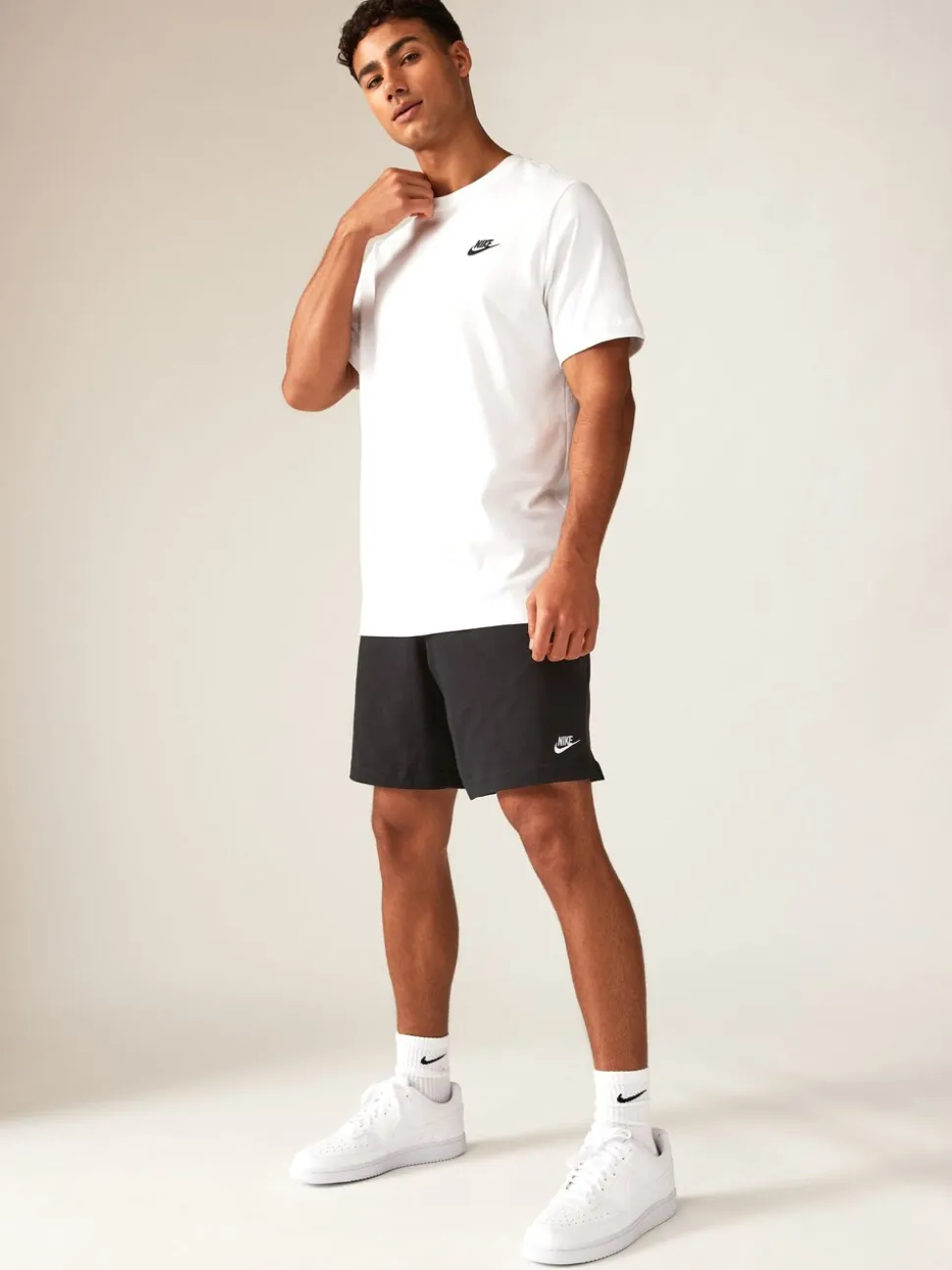 Zwart - Nike Club Knit shorts
