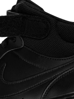 Zwart - Nike Court Borough Mid sneakers voor jeugd