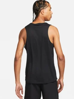 Zwart - Nike Dri-FIT Miler hardloopvesttop