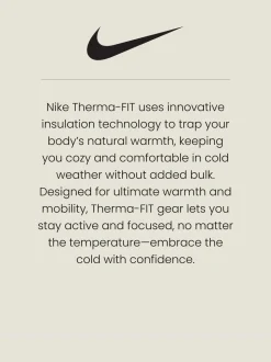 Zwart - Nike gewatteerd jack