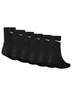 Zwart - Nike Little Kids sportsokken, set van 6