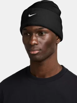Zwart - Nike Peak Swoosh Beanie