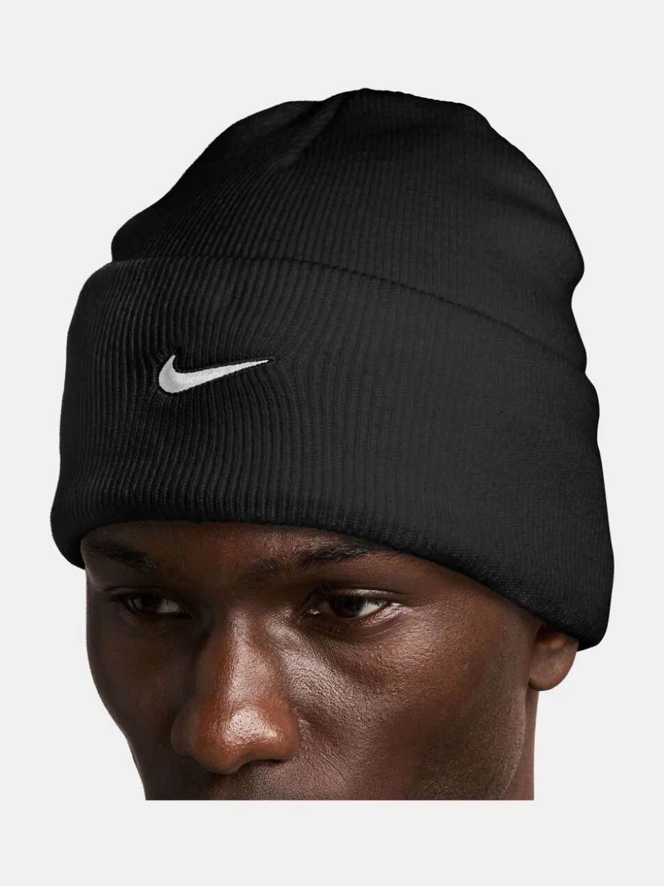 Zwart - Nike Peak Swoosh Beanie